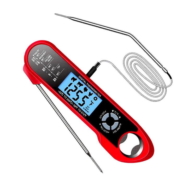 Digitale keukenthermometer – direct afleesbaar met waarschuwings- en vasthoudfunctie