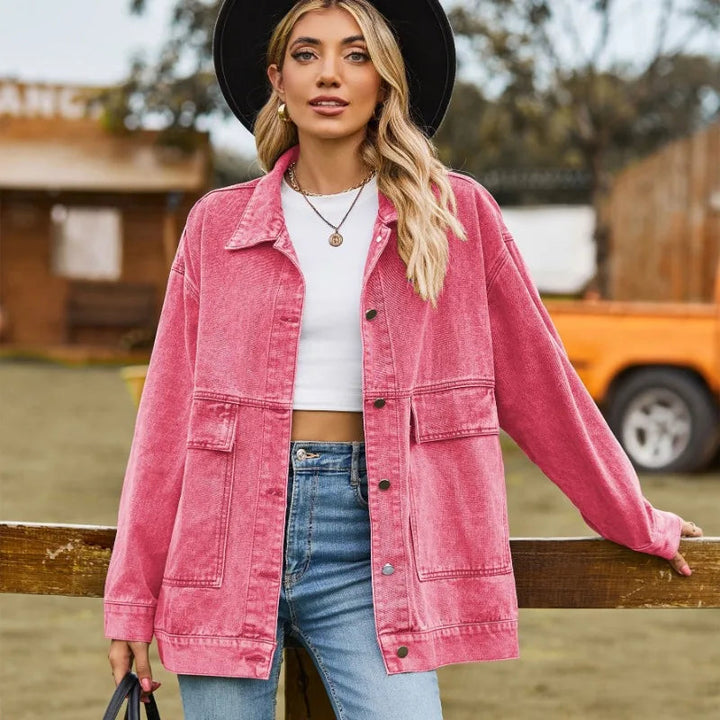 Jasmijn – Tijdloos Denim Jack Voor Dames