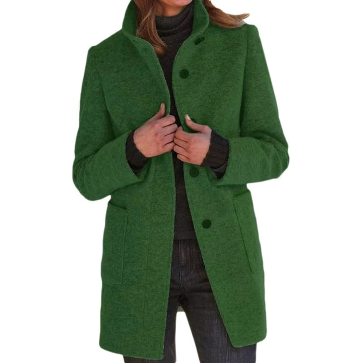 Lange Damesjas met knoopsluiting - Lentejas dames