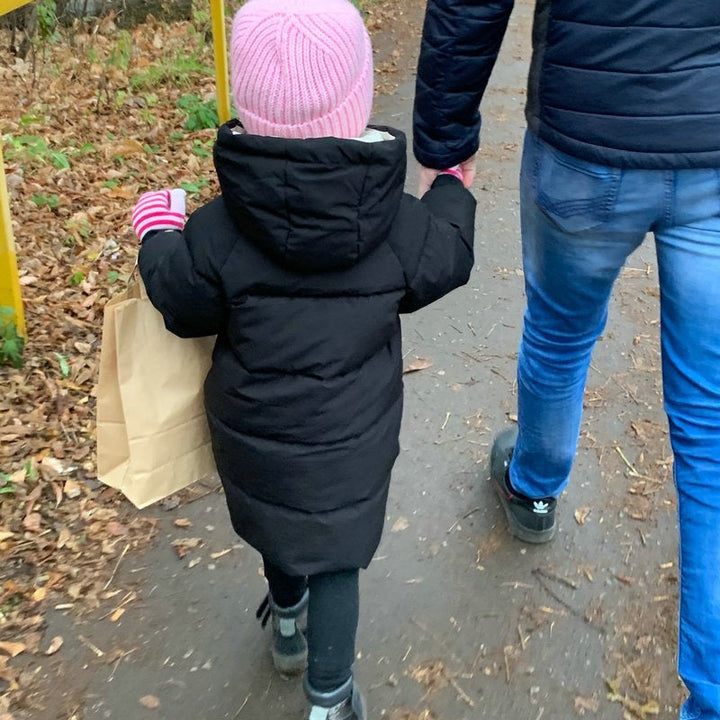 Warme winter Parka jas voor kinderen