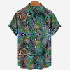 Comfortabel Heren Shirt met Korte Mouwen en Stijlvolle Print