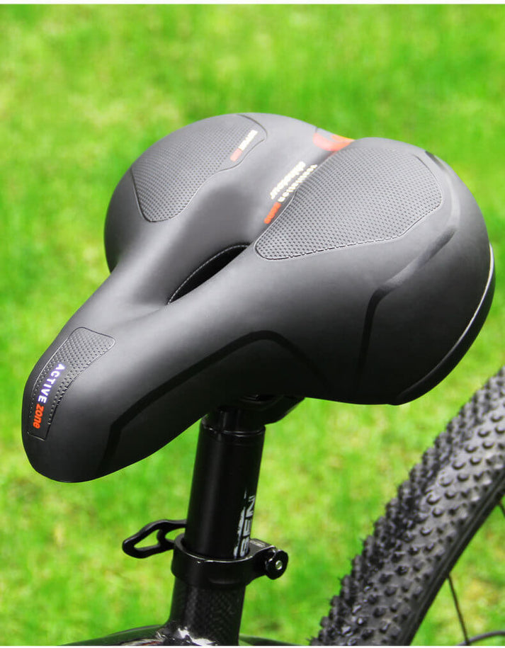 Ademend Fietszadel met Schokdemping voor MTB & Racefietsen